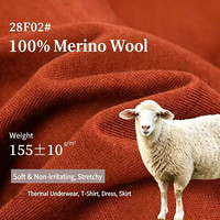 Kaos Pria 100% Wol Merino Lengan Pendek Lembut Tidak Gatal Elastis Ringan untuk Hiking, Perjalanan, dan Pemakaian Sehari-hari Kasual