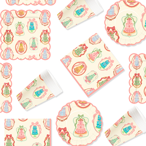 Decoración para Fiesta de Cumpleaños con Temática de Feliz Cumpleaños DAMAI, Platos Desechables de Papel para Pastel, Vasos, Servilletas con Juego de Cubiertos - Product Image 4