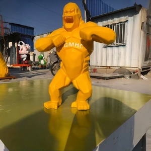 Escultura <span class=keywords><strong>de</strong></span> Gorila King Kong <span class=keywords><strong>de</strong></span> Fibra <span class=keywords><strong>de</strong></span> Vidrio, Pintada con Letras <span class=keywords><strong>de</strong></span> Grafiti, Estatua <span class=keywords><strong>de</strong></span> Gorila Grande para Decoración <span class=keywords><strong>de</strong></span> Arte Callejero en Centros Comerciales, Arte Pop - Product Image 3