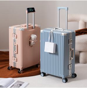 OMASKA Custom Logo PC Carry-On <strong>Suitcases</strong> 20 24 Inch <strong>Hard</strong> <strong>Shell</strong> Fashion Wheels Boarding Zipper Luggage - Product Image 3