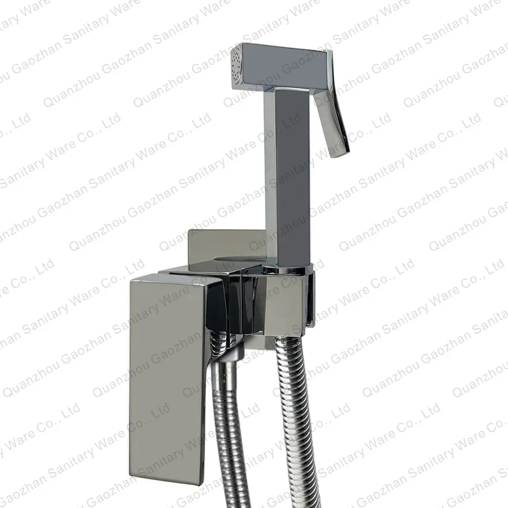 MCBKRPDIO Brass bidet Faucets wall mounted bidet toilet faucet shower with handheld sprayer shower chrome shower bidet muslim