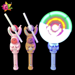 Sản phẩm mới 2025 phổ biến Ánh sáng-up capybara quay cối xay gió với màu xanh hồng nâu nhựa đồ chơi ánh sáng LED nhấp nháy LED Cối Xay Gió - Product Image 2