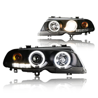 YU GUANG pour BMW E46 Coupé Lentille de phare 1998-2002 Pièces automobiles E46 Amélioration des phares avant Phares Angel Eyes