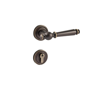 Poignée de porte de luxe de haute qualité avec levier confortable, ensemble de serrures pour porte en bois, idéal pour la maison <span class=keywords><strong>et</strong></span> l'hôtellerie, quincaillerie intérieure, serrures de porte. - Product Image 1