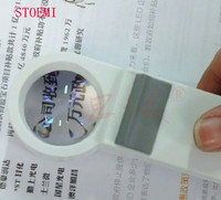STOEMI 6714 8X Illuminated Handheld Lighted Magnifying Glass (Magnifier Loupe) Incandescent Bulb Aspheric Optical PMMA Lens