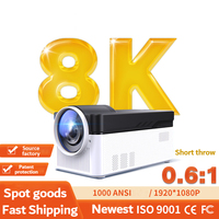 LONNST HY450 Beamer Mobile Theater Gaming LED Android Proyector Portable Smart Home Cinema Mini Projector 4k Video WiFi TV