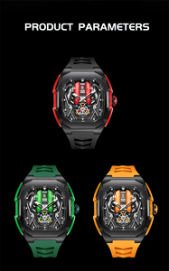 Nouvelle montre à quartz pour homme SVJ 9019 2025, chronographe de luxe, design moteur tendance, bracelet en silicone de 22 mm, boîtier en alliage, cadeau - Product Image 6