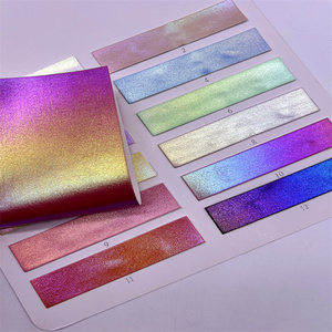 Matériau en faux <span class=keywords><strong>cuir</strong></span> PU holographique gaufré écologique de 0.9mm pour chaussures de sac DRY - Product Image 4