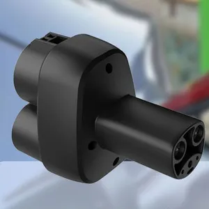 CCS2 Para Tesla DC EV Adaptador 250A Carregamento Rápido CCS2 Adaptador Conector De Carregamento De Alta Velocidade Adaptador Tesla Modelo S/X/3