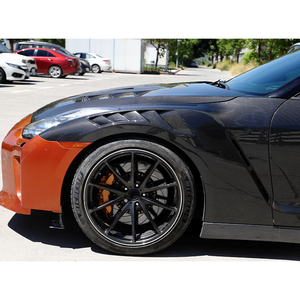 Kit de carrocería para Nissan GT-R 2009-2015, modificación de parachoques delantero, panel de fibra de carbono, entrada de aire, guardabarros. - Product Image 5