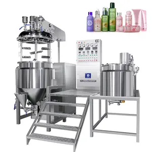 Factory Price Cosmetic Production Line Cream Vacuum Emulsifying Mixing Machine Makeup Cleaner Essence Making Machine