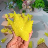 En gros En Vrac Naturel Roche Pierre Brute Jaune Soufre Professionnel Cristal Cluster Guérison Spécimen Minéral Cadeau pour Fengshui