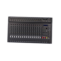 Moniteur d'écouteurs PMX-1608D avec amplificateur, 16 ports USB, fonction Bluetooth, professionnel avec tuner intégré