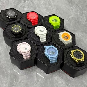 Vente en gros usine : Accessoires de <span class=keywords><strong>montre</strong></span>, boîtier de <span class=keywords><strong>montre</strong></span> griffe d'ours plaqué or avec diamants Moissanite VVS pour GA2100 - Product Image 3