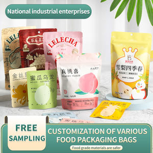 Impresión personalizada de su propio logotipo comida comestible resellable a prueba de olores bolsa de pie embalaje 3,5G 7G 1oz 1lb Mylar bolsa con cremallera - Product Image 2