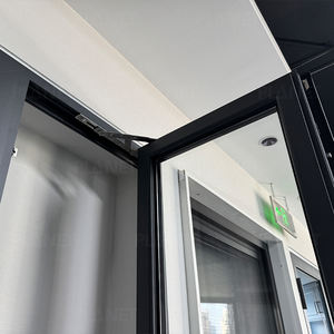 Ventanas de Aluminio con Doble Vidrio para Balcón, Resistentes a Huracanes, con Triple Acristalamiento, Aislamiento Acústico, Color Negro - Product Image 5