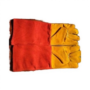 Genuine Eco-Friendly Cow Skin Split Guantes de mano de doble color-Accesorios - Product Image 2