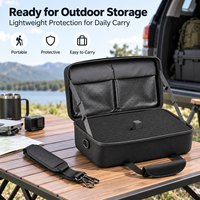 Étui de rangement rigide en EVA durable, résistant aux chocs, sac à outils portable pour appareils électroniques d'extérieur, organisateur d'accessoires d'appareil photo