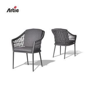 Muebles <span class=keywords><strong>de</strong></span> Patio Artie, Juego <span class=keywords><strong>de</strong></span> Comedor <span class=keywords><strong>de</strong></span> Jardín, Mesa y Sillas <span class=keywords><strong>de</strong></span> Comedor Modernas para Restaurante al Aire Libre - Product Image 4