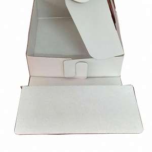 Boîte à pizza blanche ondulée de 24 pouces, très vendue, 15 pouces, de qualité alimentaire, jetable, revêtement UV imprimé, carton recyclé - Product Image 3