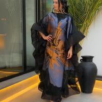Nouvelle Tenue Africaine pour Femme Robe Deux Pièces Motifs Africains Grande Taille Boubou Femme