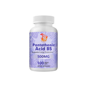 Suplementos Dietéticos de Marca Privada, Cápsulas de Ácido Pantoténico B5 con Ácido Pantoténico, Apoya la Producción de Hormonas Adrenales - Product Image 1