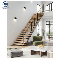 Escalier compact Optima Fashion minimaliste, gain de place, stable, à charge lourde, pour petit appartement et bureau