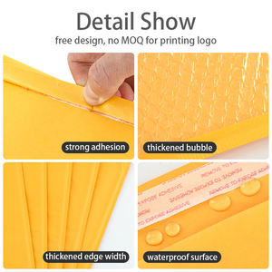 <strong>Wholesale</strong> Multi-Size PE <strong>Bubble</strong> <strong>Mailers</strong> Reinforced-Edge Waterproof Adhesive Bags For Branded Item Retail Shipping - Product Image 4