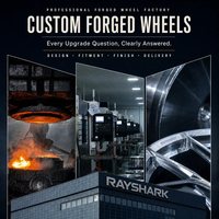 Jantes RS Custom Multi Spoke Drag Wheels Beadlock Concave 17 pouces 5x115 pour Dodge Challenger SRT Hellcat 2023 2022 2021
