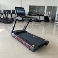 Tapis roulant électrique commercial intérieur à fort trafic avec écran LED, équipement d'entraînement cardio pour salle de sport