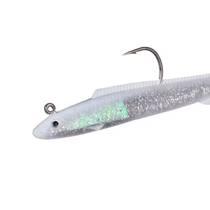 Leurre souple de pêche 12,5 cm 15g en ABS pour brochet, carpe, anguille, sandeel, avec tête de jig en plomb, pour rivière et lac - Product Image 4