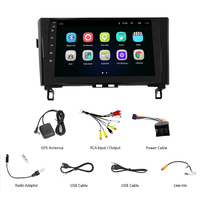 Autoradio Android pour Nissan X-Trail Qashqai 2014-2021 Écran OLED 1280x720 Carplay intégré Microphone Lecteur CD/MP3