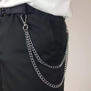 Cadenas para Pantalones con Colgante Punk Personalizadas, Regalo de Aniversario, Cadena para Cartera de Acero Inoxidable Resistente al Agua y al Deslustre para Hombres y Mujeres - Product Image 4