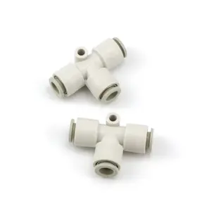 Conector de tubería de PU neumático SMC modelo T accesorios de conector de enchufe rápido recto serie KB2T/KQ2T