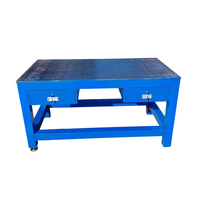Table de soudage avec tiroirs, banc de travail robuste réglable pour soudage et ponçage à l'eau, banc de pesage