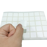 Autocollants personnalisés Étiquettes thermiques vierges adhésives découpées Autocollant d'étiquette thermique blanc personnalisé