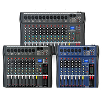 Système de sonorisation CT8 à 8 canaux, console de mixage audio alimentée, contrôleur de DJ stéréo professionnel, karaoké