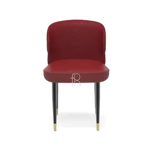 Özelleştirilmiş Modern kapalı tasarım profesyonel üreticisi restoran sandalyeler için Metal bacak ile restoran mobilya kahve dükkanı