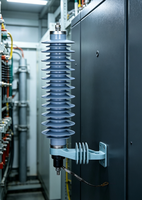 Parafoudre composite 32 kV à oxyde métallique pour boîtier, sans fente série externe ni anneaux de gradation