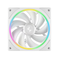 Ventilateur de refroidissement CPU DeepCool FL12 SE blanc et noir en aluminium, ventilateur de jeu ARGB 120 mm