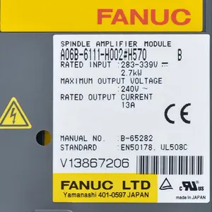 Fanuc 스핀들 모듈 드라이브 서보 파워 앰프 A06B-6111-H002 # H570