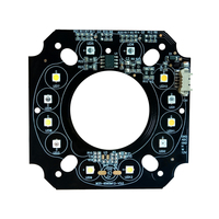 3030 4000-4500K Accessoire de caméra de sécurité CCTV Panneau de vision nocturne infrarouge + lumière blanche double spectre Carte PCBA IR 850nm 940nm