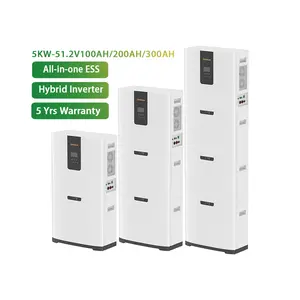 Stackable Residential Home Energy Storage System 5khw 10kwh 15kwh Power Storage 10kw Solar Energy Storage System