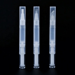 Empty 1.5ml 2ml 3ml 4ml 5ml Lip <b>Gloss</b> Tube Container Cuticle Oil Nail Polish Makeup Accessories Twist Pen with Brush - Product Image 3