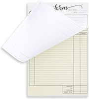 Formulaires de bons de travail autocopiants Livre de formulaires de facture pour les fournitures de magasin d'affaires