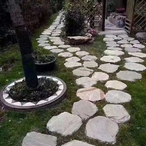 Cung cấp giá rẻ đánh bóng màu xám đen đường lái xe lát đá hiện đại không thường xuyên công viên đá Granite tấm ngoài trời ánh sáng tưởng tượng đá Granite giá - Product Image 4