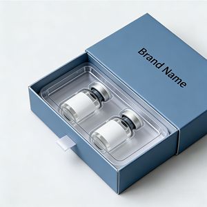 Boîtes <span class=keywords><strong>de</strong></span> capsules <span class=keywords><strong>de</strong></span> peptides haut <span class=keywords><strong>de</strong></span> gamme en gros, emballages rigides <span class=keywords><strong>de</strong></span> luxe personnalisés pour flacons pharmaceutiques <span class=keywords><strong>de</strong></span> 3 ml et 5 ml - Product Image 3