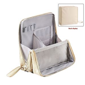 Large Capacity Makeup Bag Portable Vertical Design Cosmetic Organizer for Women - Product Image 5