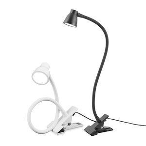 Mini cổng USB powered 360 độ cổ ngỗng linh hoạt cổ cuốn sách đọc sách ánh sáng ban đêm Clip đèn bàn với kẹp để làm việc nghiên cứu - Product Image 1