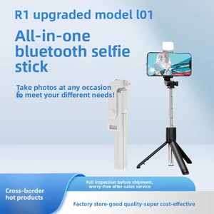 Soporte de Teléfono Portátil con Ventosa, Trípode, Luz de Relleno, Control Remoto, Retráctil, Impermeable, Plástico ABS, Cargador Incluido - Product Image 2